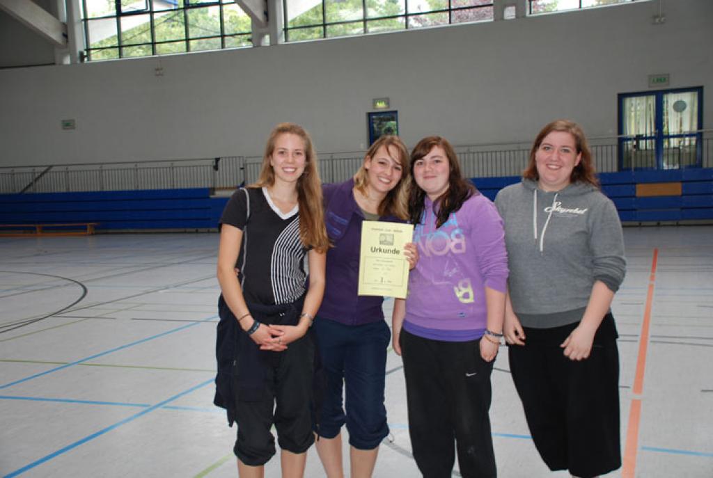 Den 3. Platz im Volleyball-Turnier belegte die Klasse  11/6